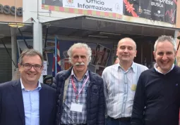 Da sinistra Marco Gallo, Duilio Raspini, Paolo Robasto, Paolo Mattalia